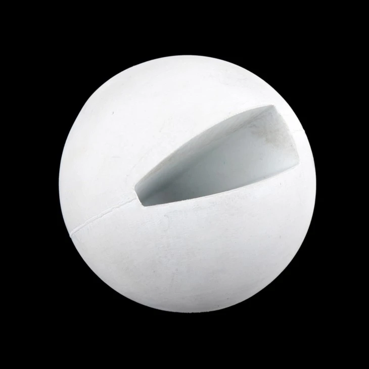 Rubber ball hole